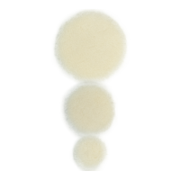 Полировальный круг комплект - меховой из натуральной овчины стриженный 75мм/50мм/30мм