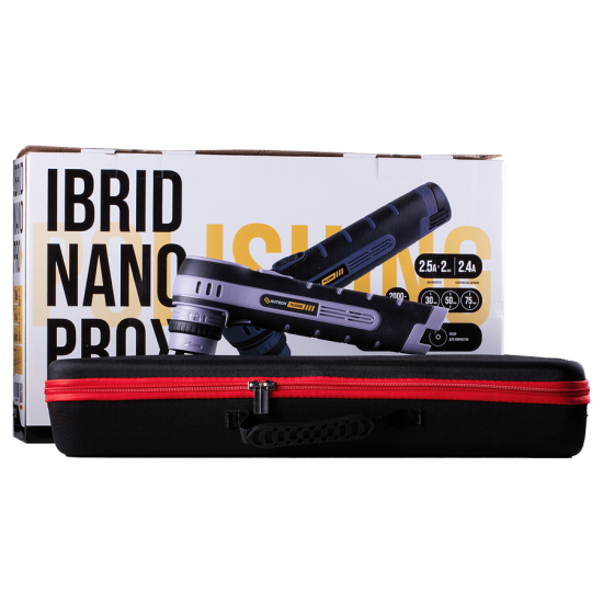 Гибридная аккумуляторная полировальная машинка IBRID Nano Pro Au-3033-3